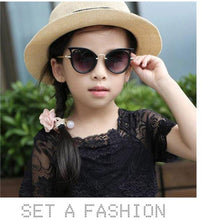 Load image into Gallery viewer, Kids Unisex Cat Eye Design Stylish Sunglasses freeshipping - Tyche Ace