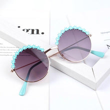 Load image into Gallery viewer, Kids Unisex Flower Metal Frame Polarised Sunglasses freeshipping - Tyche Ace