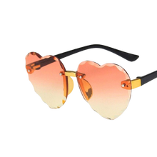 Load image into Gallery viewer, Kids Unisex Heart Shaped Design Rimless Sunglasses freeshipping - Tyche Ace