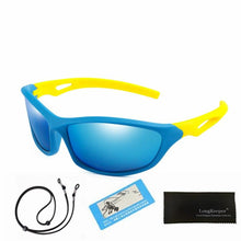 Load image into Gallery viewer, Kids Unisex Polarised Flexible Mirror Sunglasses With Rope freeshipping - Tyche Ace