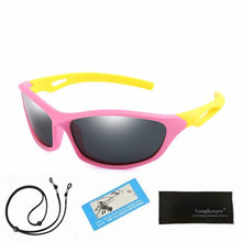 Load image into Gallery viewer, Kids Unisex Polarised Flexible Mirror Sunglasses With Rope freeshipping - Tyche Ace