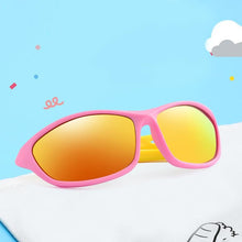 Load image into Gallery viewer, Kids Unisex Polarised Flexible Mirror Sunglasses With Rope freeshipping - Tyche Ace