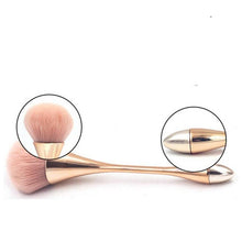 Load image into Gallery viewer, Large Rose Gold Professional Makeup Brush freeshipping - Tyche Ace