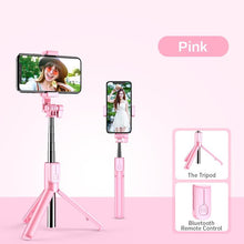 Load image into Gallery viewer, LED Lightweight Foldable Wireless Bluetooth Monopod Selfie Stick freeshipping - Tyche Ace