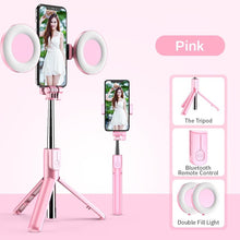 Load image into Gallery viewer, LED Lightweight Foldable Wireless Bluetooth Monopod Selfie Stick freeshipping - Tyche Ace