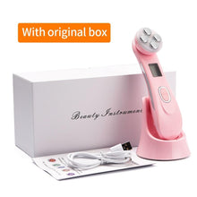 Load image into Gallery viewer, LED Photon Mesotherapy Electroporation RF Radio Frequency Face Lifting Wrinkle Reduction Massager freeshipping - Tyche Ace