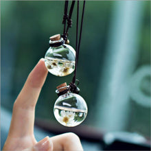 Load image into Gallery viewer, LEEPEE Empty Glass Bottle Fragrance Car Hanging Perfume Pendant For Essential Oils Diffuser Air Freshener Car-styling freeshipping - Tyche Ace