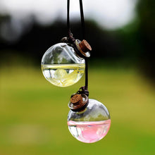 Load image into Gallery viewer, LEEPEE Empty Glass Bottle Fragrance Car Hanging Perfume Pendant For Essential Oils Diffuser Air Freshener Car-styling freeshipping - Tyche Ace