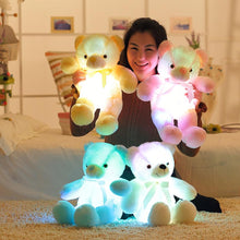 Load image into Gallery viewer, Light Up LED Glowing Colourful Stuffed Teddy Bear freeshipping - Tyche Ace