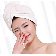 Load image into Gallery viewer, Magic Microfiber Hair Fast Drying Dryer Towel Bath Wrap Hat Quick Cap Turban Dry freeshipping - Tyche Ace