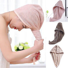 Load image into Gallery viewer, Magic Microfiber Hair Fast Drying Dryer Towel Bath Wrap Hat Quick Cap Turban Dry freeshipping - Tyche Ace