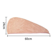 Load image into Gallery viewer, Magic Microfiber Hair Fast Drying Dryer Towel Bath Wrap Hat Quick Cap Turban Dry freeshipping - Tyche Ace