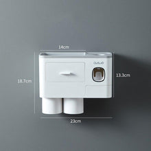 Load image into Gallery viewer, Magnetic Automatic Toothbrush Bathroom Accessories Holder & Toothpaste Dispenser freeshipping - Tyche Ace