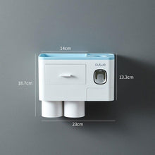 Load image into Gallery viewer, Magnetic Automatic Toothbrush Bathroom Accessories Holder & Toothpaste Dispenser freeshipping - Tyche Ace