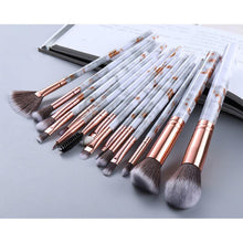 Load image into Gallery viewer, Marble Effect Make Up Brush Set freeshipping - Tyche Ace