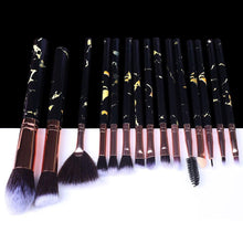 Load image into Gallery viewer, Marble Makeup Natural Wool Fibre Hair Brush Set Kit freeshipping - Tyche Ace