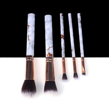 Load image into Gallery viewer, Marble Makeup Natural Wool Fibre Hair Brush Set Kit freeshipping - Tyche Ace