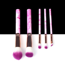 Load image into Gallery viewer, Marble Makeup Natural Wool Fibre Hair Brush Set Kit freeshipping - Tyche Ace