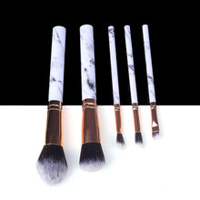 Load image into Gallery viewer, Marble Makeup Natural Wool Fibre Hair Brush Set Kit freeshipping - Tyche Ace