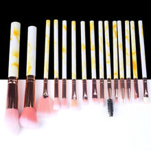 Load image into Gallery viewer, Marble Makeup Natural Wool Fibre Hair Brush Set Kit freeshipping - Tyche Ace