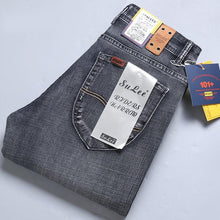 Load image into Gallery viewer, Men Business Casual Stretch Comfortable Straight Cut Denim Jeans Trousers freeshipping - Tyche Ace