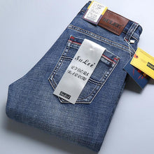 Load image into Gallery viewer, Men Business Casual Stretch Comfortable Straight Cut Denim Jeans Trousers freeshipping - Tyche Ace