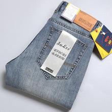 Load image into Gallery viewer, Men Business Casual Stretch Comfortable Straight Cut Denim Jeans Trousers freeshipping - Tyche Ace