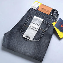 Load image into Gallery viewer, Men Business Casual Stretch Comfortable Straight Cut Denim Jeans Trousers freeshipping - Tyche Ace