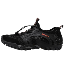 Load image into Gallery viewer, Men Casual Mesh Artificial Leather Patchwork Breathable Outdoor Shoes freeshipping - Tyche Ace