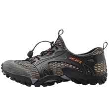 Load image into Gallery viewer, Men Casual Mesh Artificial Leather Patchwork Breathable Outdoor Shoes freeshipping - Tyche Ace