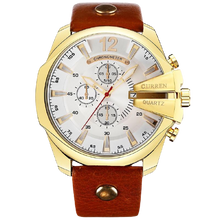 Load image into Gallery viewer, Men Casual Quartz Leather Strap Wrist Watches freeshipping - Tyche Ace