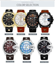 Load image into Gallery viewer, Men Casual Quartz Leather Strap Wrist Watches freeshipping - Tyche Ace