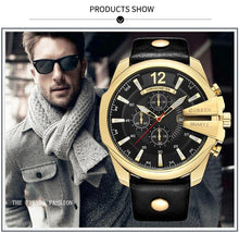 Load image into Gallery viewer, Men Casual Quartz Leather Strap Wrist Watches freeshipping - Tyche Ace