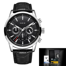 Load image into Gallery viewer, Men Chronograph Leather Wristband Quartz Watches freeshipping - Tyche Ace