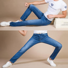 Load image into Gallery viewer, Men Classic Slim Fit Style Stretch Monkey Wash Denim Jeans freeshipping - Tyche Ace