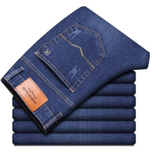 Load image into Gallery viewer, Men Classic Soft Style Cotton Stretch Regular Fit Denim Jeans Trousers freeshipping - Tyche Ace