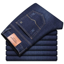 Load image into Gallery viewer, Men Classic Soft Style Cotton Stretch Regular Fit Denim Jeans Trousers freeshipping - Tyche Ace