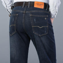 Load image into Gallery viewer, Men Classic Soft Style Cotton Stretch Regular Fit Denim Jeans Trousers freeshipping - Tyche Ace