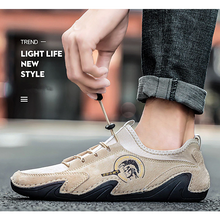 Load image into Gallery viewer, Men Flat soft leather breathable moccasins freeshipping - Tyche Ace