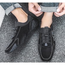 Load image into Gallery viewer, Men Flat soft leather breathable moccasins freeshipping - Tyche Ace