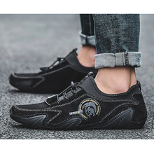 Load image into Gallery viewer, Men Flat soft leather breathable moccasins freeshipping - Tyche Ace
