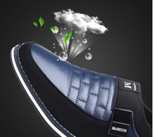 Load image into Gallery viewer, Men Genuine Leather Casual Breathable Slip on Shoes freeshipping - Tyche Ace