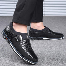 Load image into Gallery viewer, Men Genuine Leather Casual Breathable Slip on Shoes freeshipping - Tyche Ace