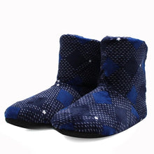 Load image into Gallery viewer, Men Lattice Soft Plus Warm Winter Cotton Slippers freeshipping - Tyche Ace