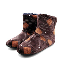 Load image into Gallery viewer, Men Lattice Soft Plus Warm Winter Cotton Slippers freeshipping - Tyche Ace