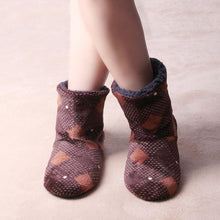 Load image into Gallery viewer, Men Lattice Soft Plus Warm Winter Cotton Slippers freeshipping - Tyche Ace