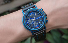 Load image into Gallery viewer, Men Luxury Customised Wooden Carved Watches freeshipping - Tyche Ace