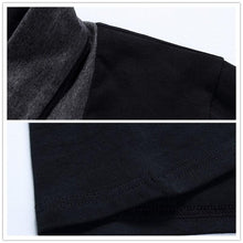 Load image into Gallery viewer, Men Patchwork Collar Long Sleeve Cotton T Shirts freeshipping - Tyche Ace