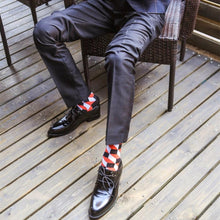 Load image into Gallery viewer, Plaid Design Colourful Happy Comfortable Socks For Men freeshipping - Tyche Ace