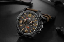 Load image into Gallery viewer, Men Quartz Military Genuine Leather Wrist Watches freeshipping - Tyche Ace